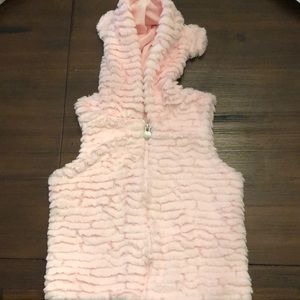 Girls hooded vest - 4T